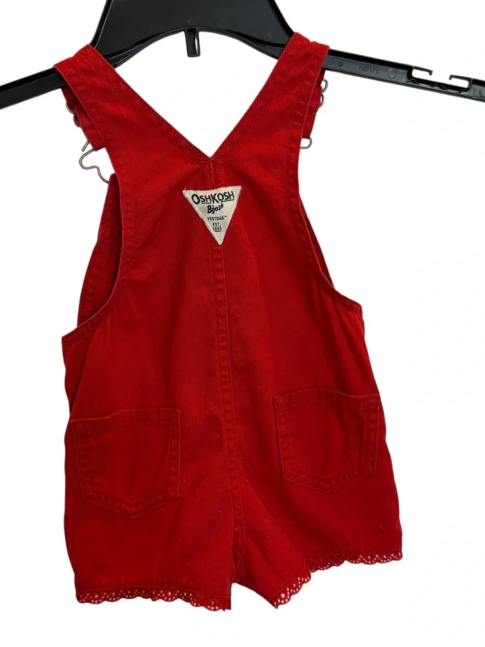 OshKosh B'gosh Bright Red Shortails 9 month